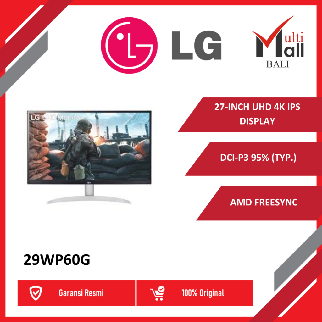 Monitor LG 27UP600 27 Inch 4K UHD IPS HDR400 AMD FreeSync