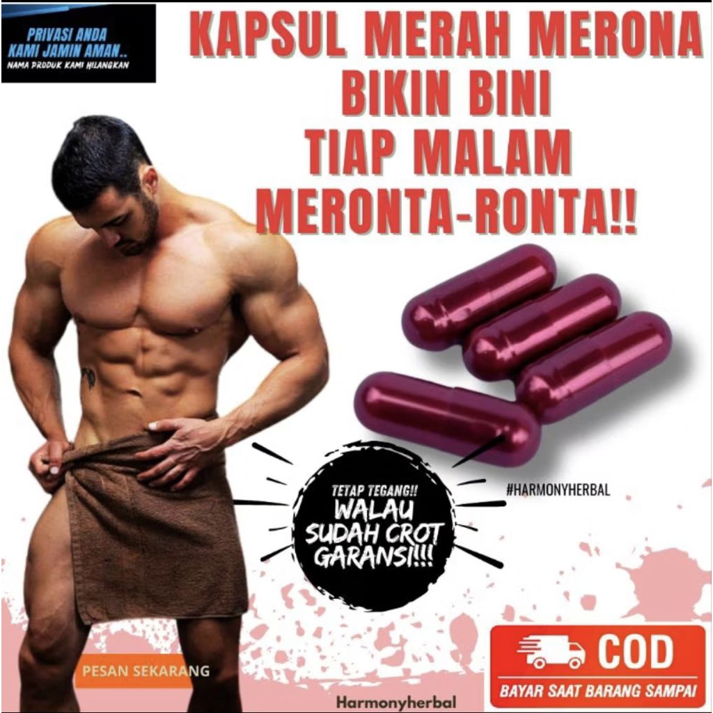 Dijamin Ampuh Obat kuat pria tahan lama berjam-jam merah