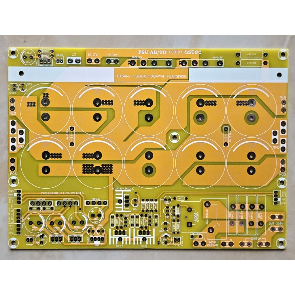 PCB PSU AB D TD 10 Elco
