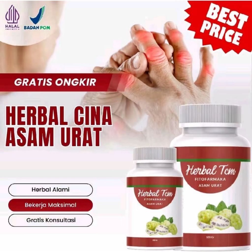 Herbal Cina untuk Mengatasi Asam Urat Tinggi, Rematik, Kram Kebas dan Bengkak obat Alami