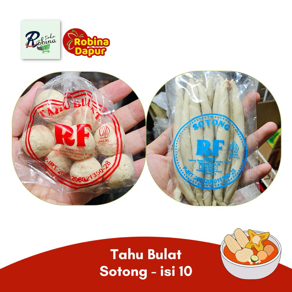 Tahu Bulat / Sotong Isi 10 – Gurih, Lembut, dan Mengembang