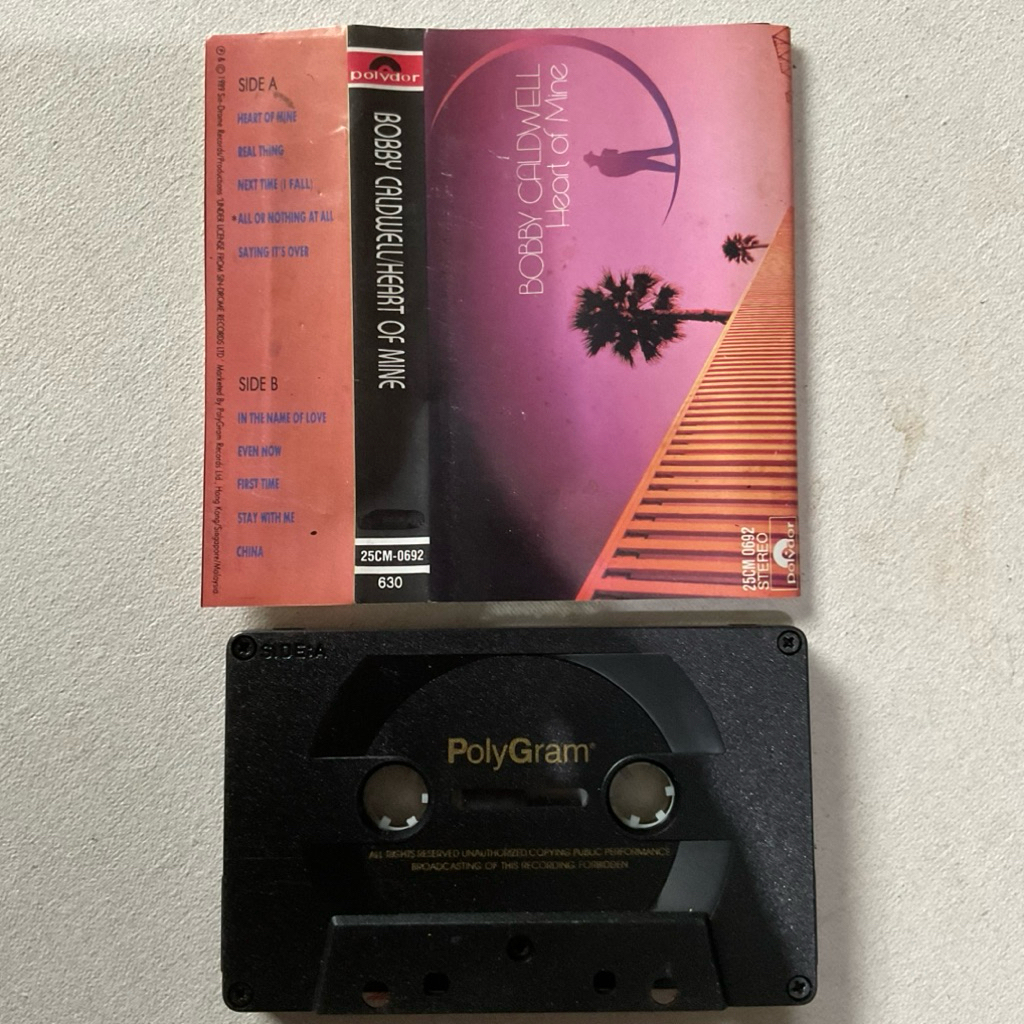 (Rare) Kaset Pita Barat Bobby Caldwell / Heard of Mine