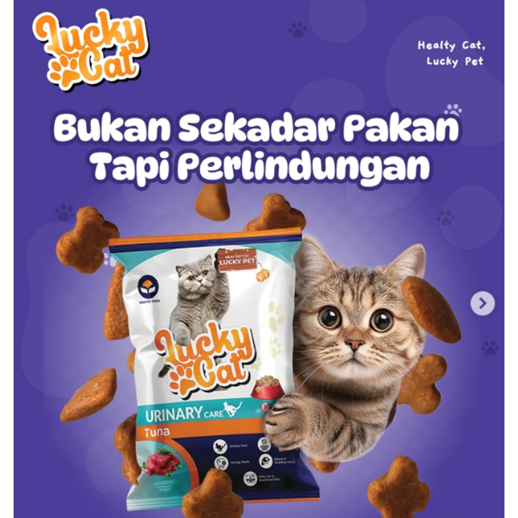 Xcamellyaa Cat Food Urinary Lucky Cat Urinary / Lucky Cat Urinary Care Freshpack/Repack Makanan
