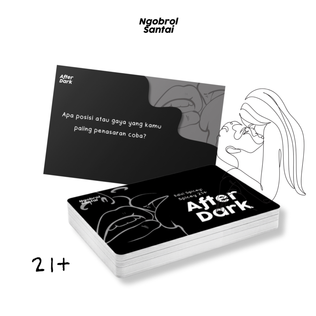 Edisi 21Plus - SUPER MEGA DEWASA - Kartu Permainan Ngobrol Santai - Kartu Deeptalk & Truth or Dare -