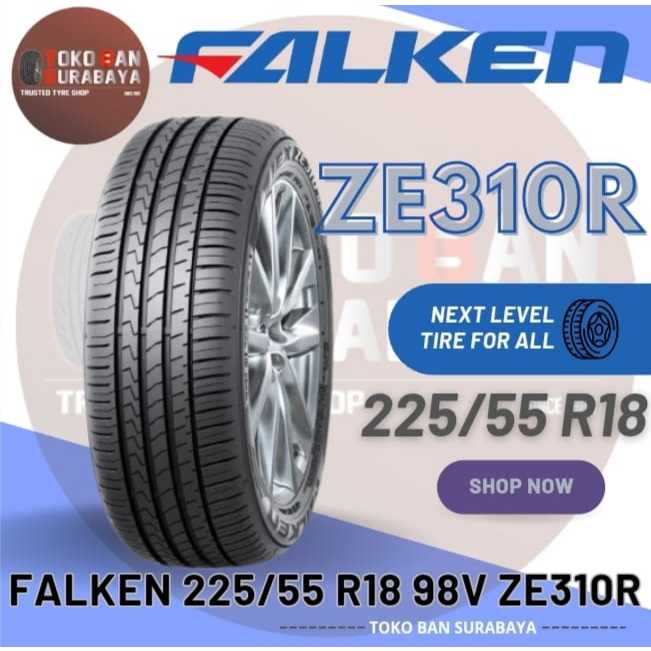 Ban FALKEN 225/55R18 ZE310R 225/55-18 225/55/18 22555R18 225/55 22555 R18 R 18 ZE 310R 310 R