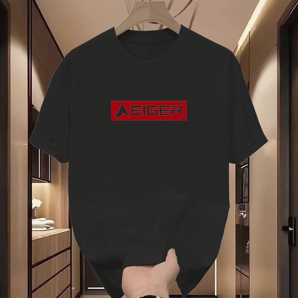 Kaos EIGER Kaos Distro Pria Kaos Pendek  kaos hitam kaos putih  kaos  Distro  Cotton Combed Ukuran J