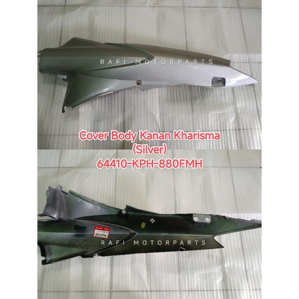 Cover bodi honda kharisma silver kanan 64410KPH880FMHoriginal AHM