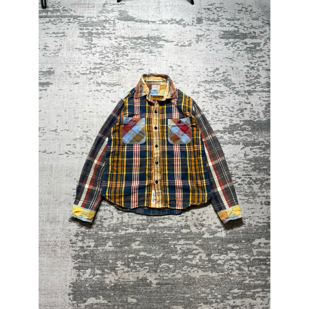 Houston union made plaid shirt