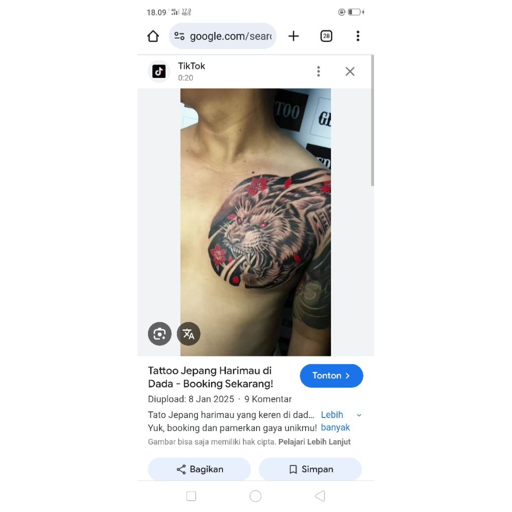 tatto temporer clona2 meteran anti luntur