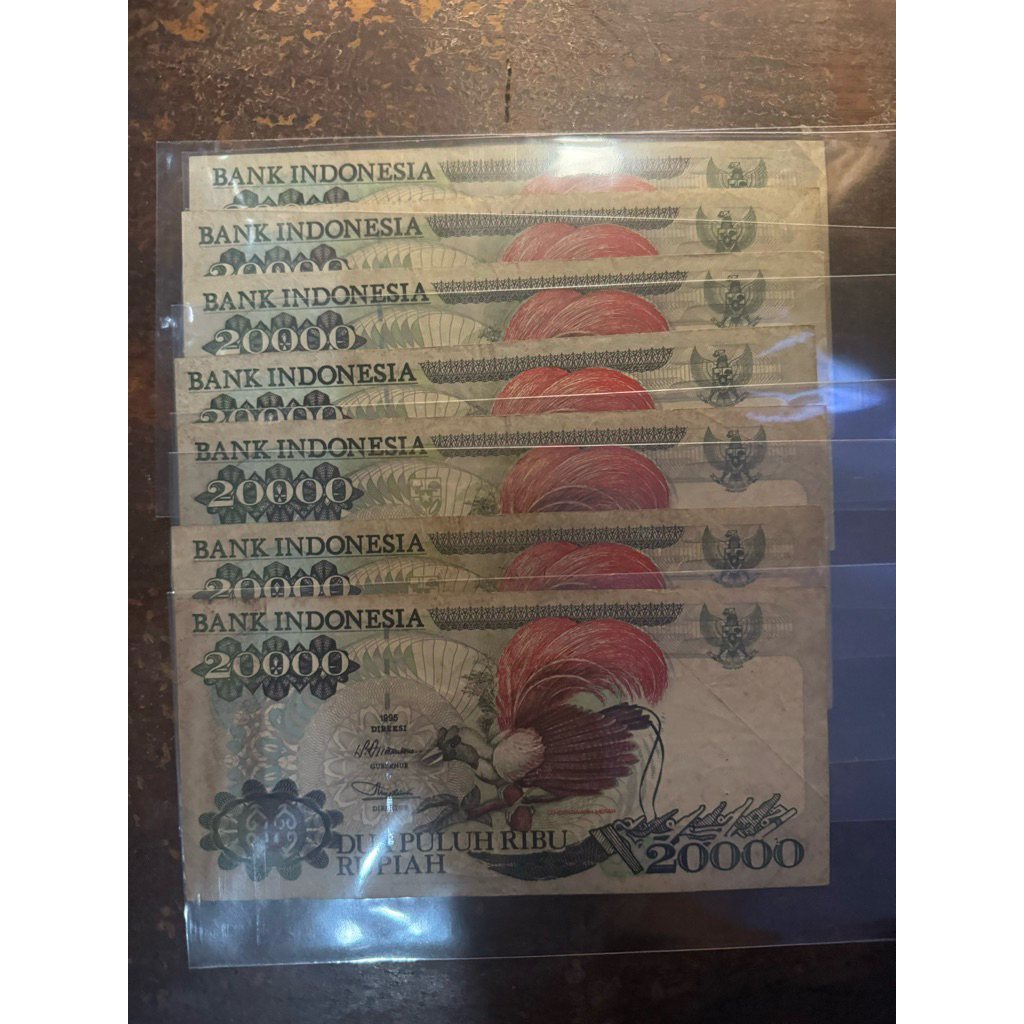 Uang Lama 20ribu Cendrawasih