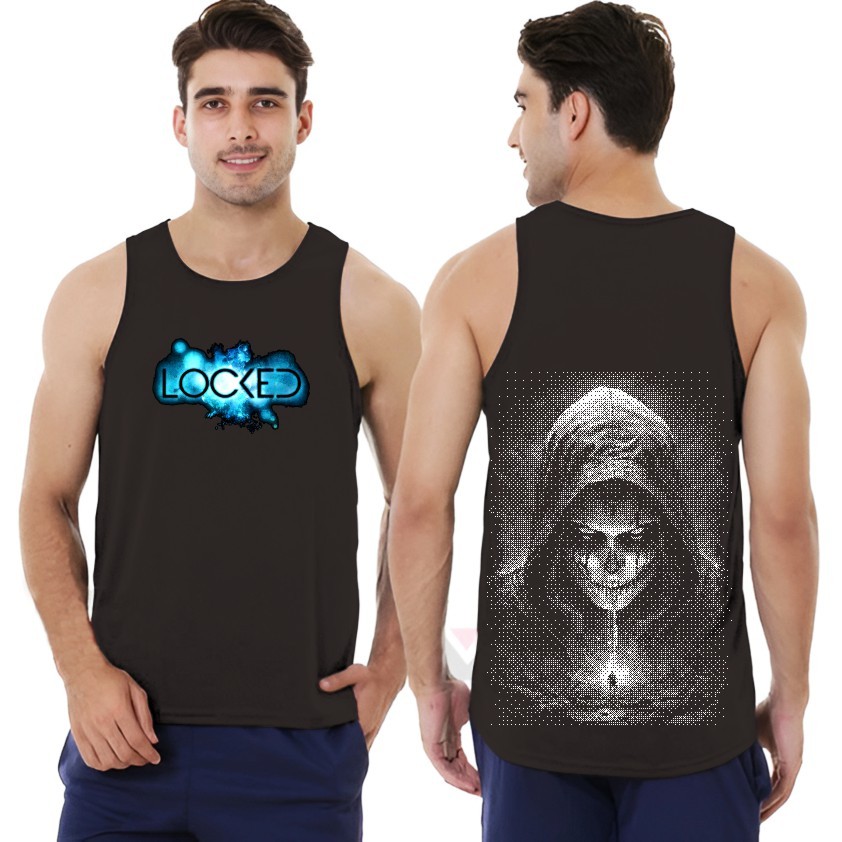 Singlet Distro Pria Keren sablon Locker / Kaos Distro Pria Singlet Keren/ Baju Singlet Distro / Kaos