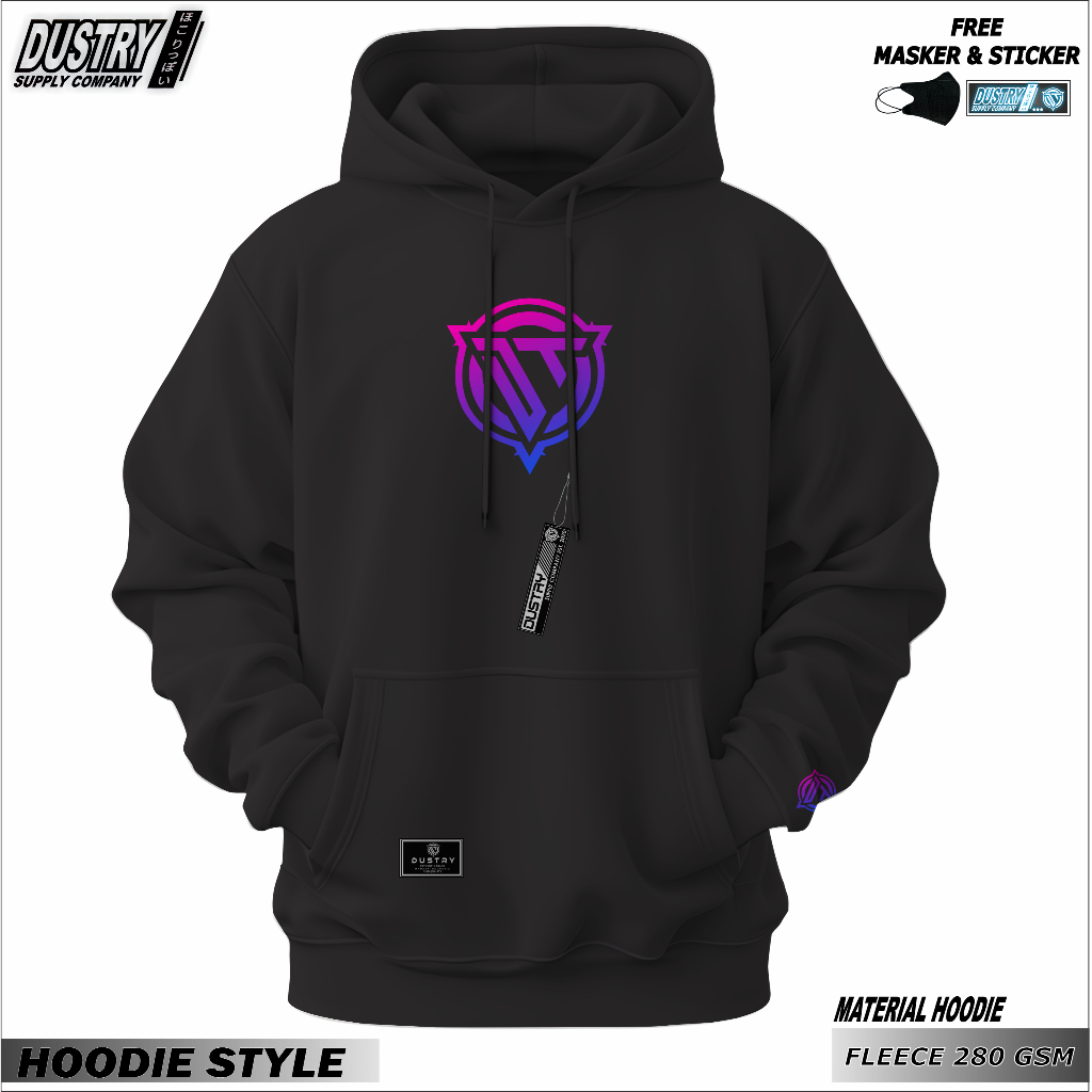 Sweater Hoodie Keren Tebal Ori Distro Jaket Pria Terbaru Hudi Cowok Kece Hodie Fleece Branded LOGO D