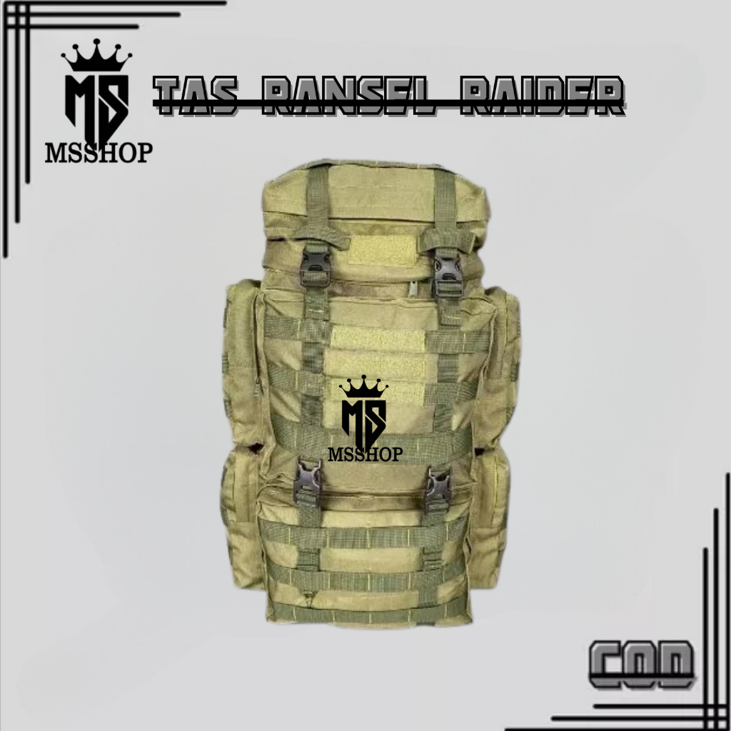TERLARIS  Tas Ransel Punggung tas raider tas ransel army model jatah raider