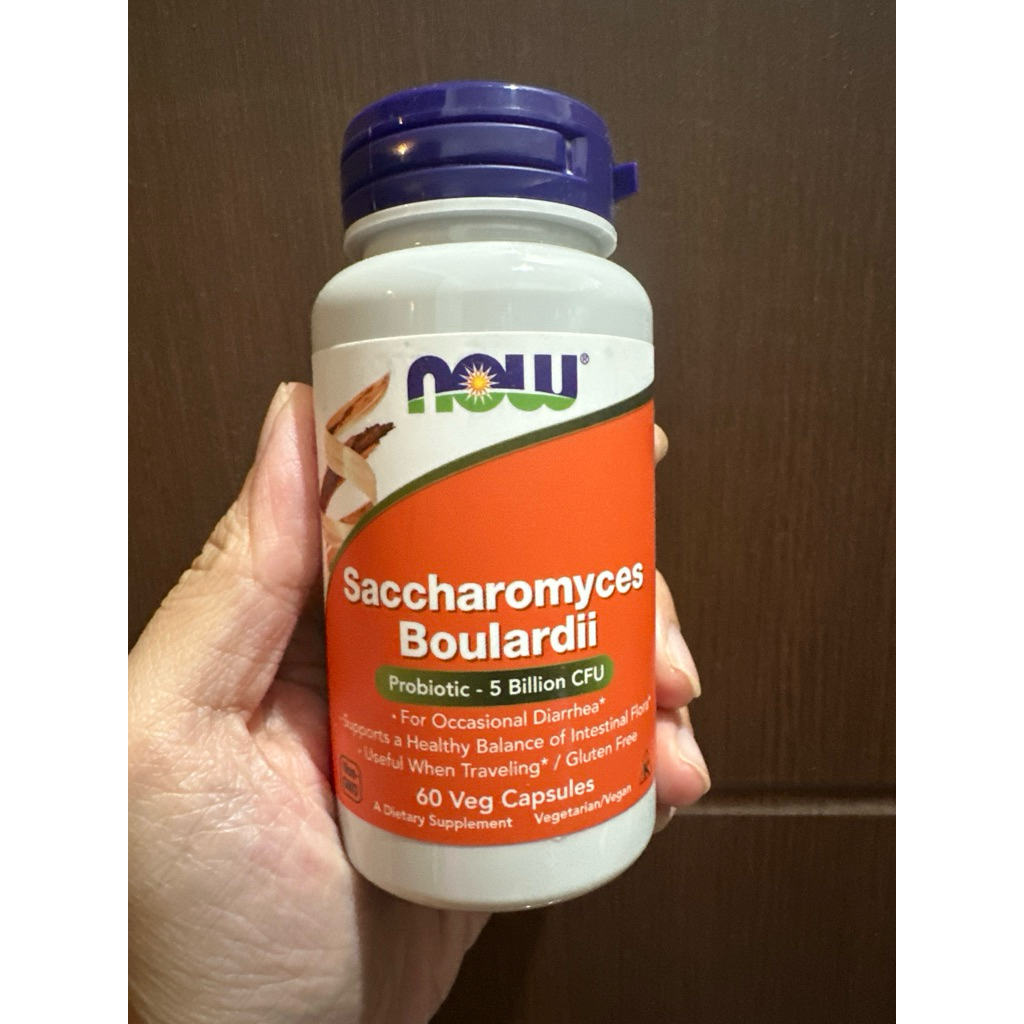 now saccharomyces boulardii 60 caps