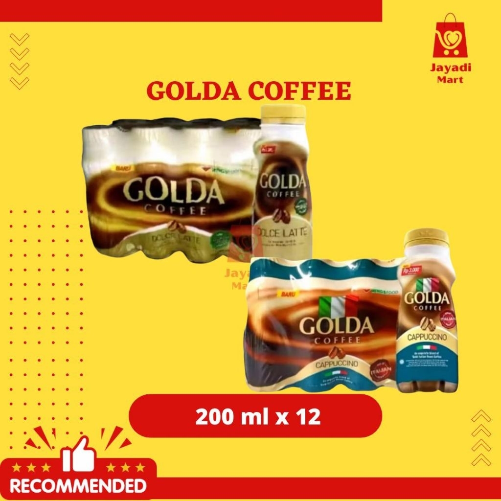 [INSTANT ONLY ] GOLDA COFFEE CAPPUCINO & DOLCE LATTE