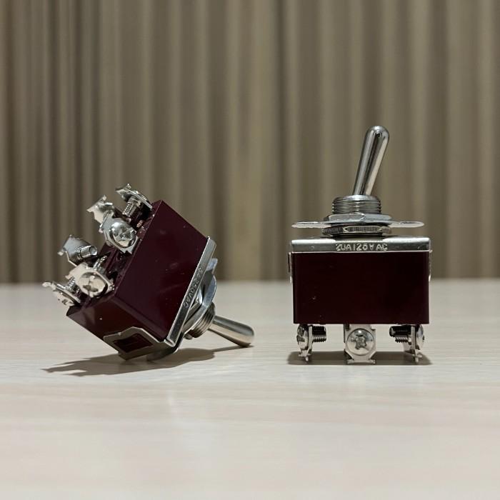 Saklar 6pin on off saklar togle 6pin besar 15A saklar toggle 6pin