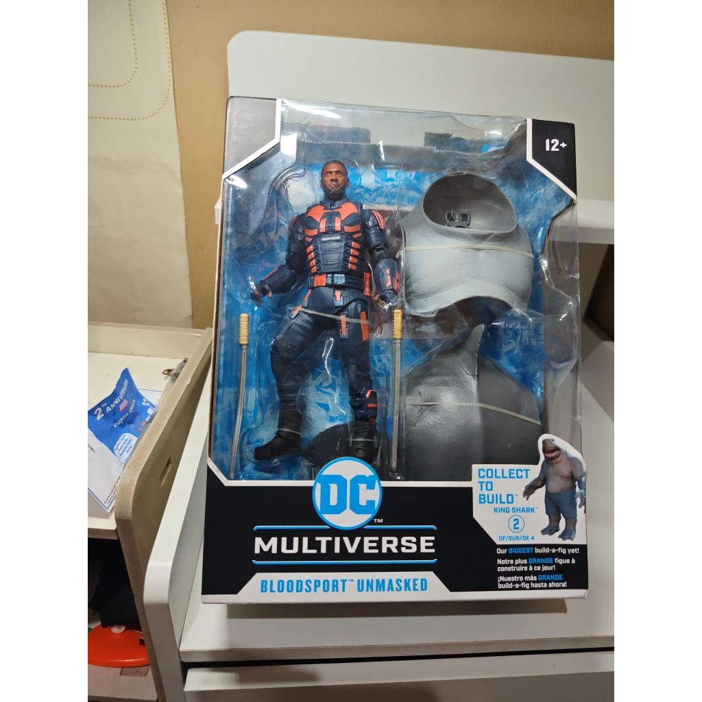 [READY]pajangan koleksi action figure McFarlane Toys DC Multiverse Bloodsport Unmasked