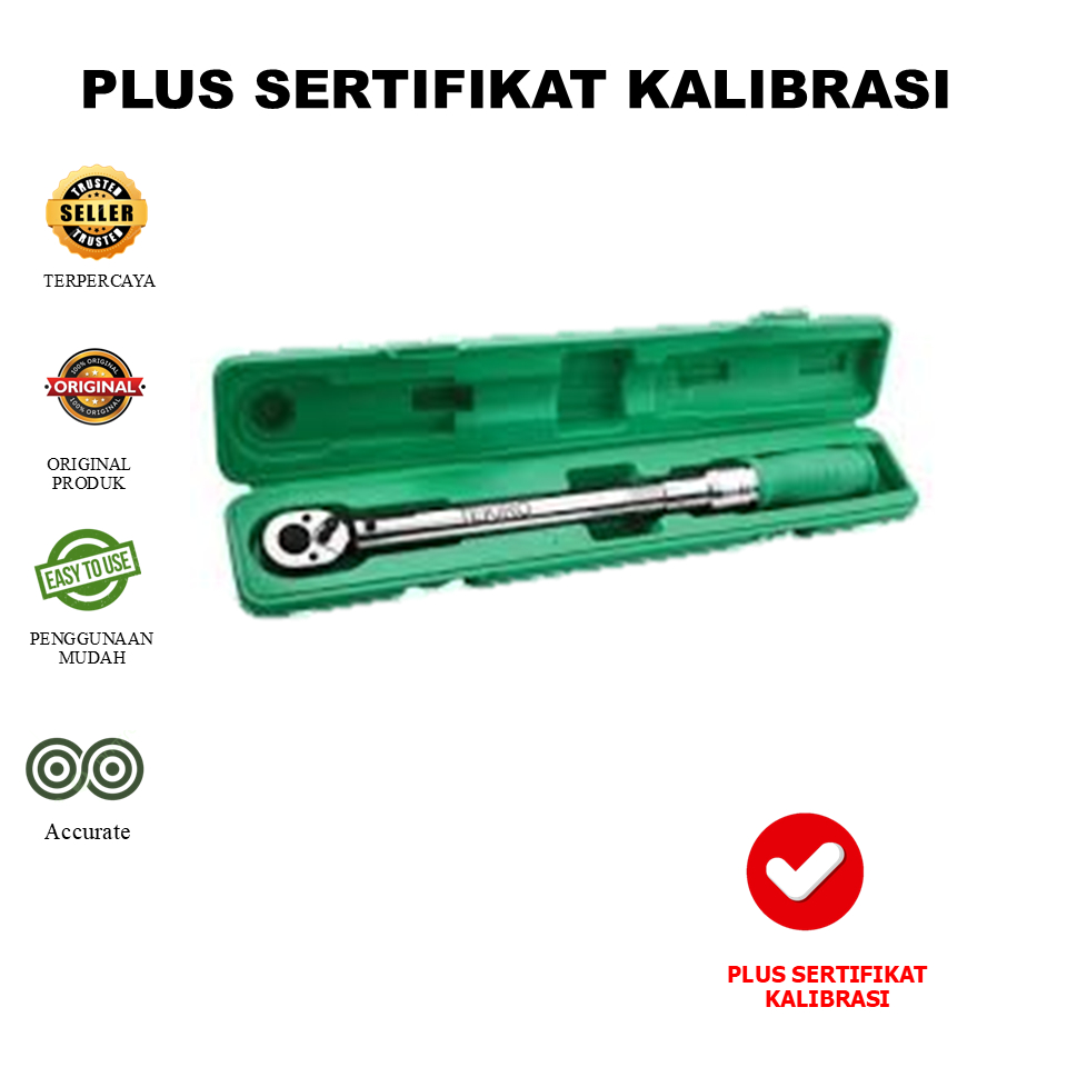 Kunci Torsi TR2000 Tekiro Momen Torque Wrench 40-200 Nm -Torsi 40-200Nm Plus Sertifkat Kalibrasi