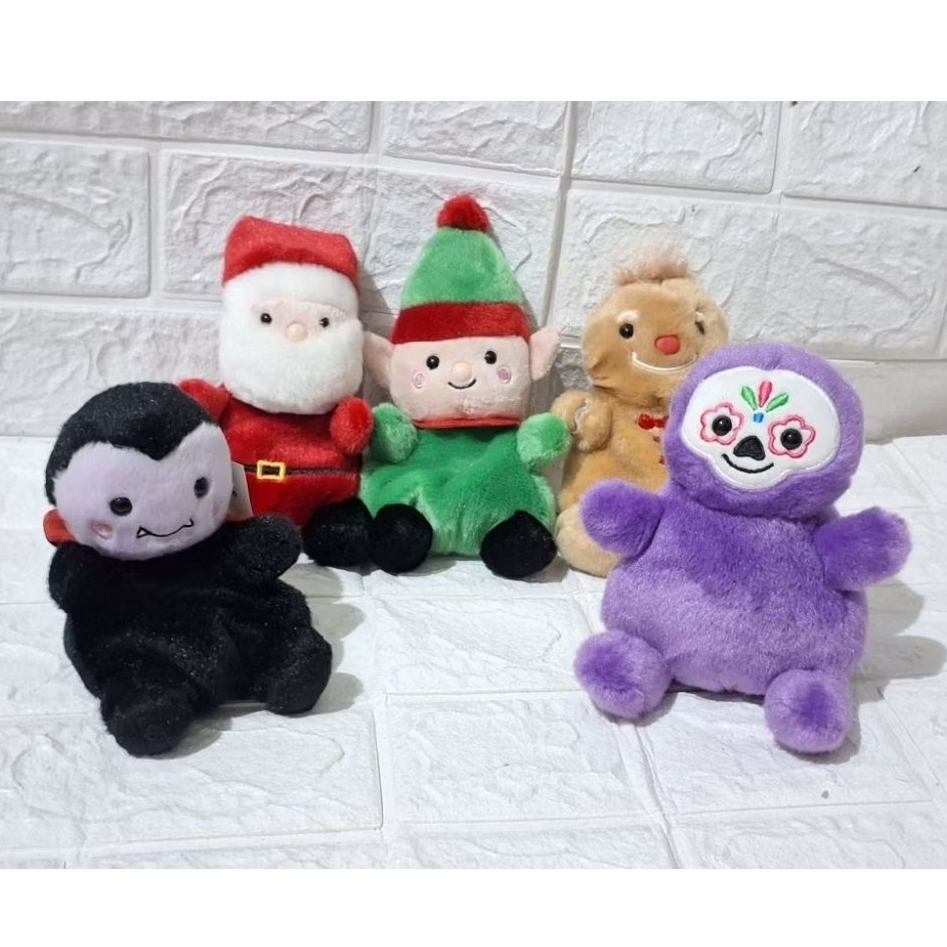 boneka santa kurcaci natal santa klaus sinterklas dari palm pals cutting bahan lembut hiasan sovenir
