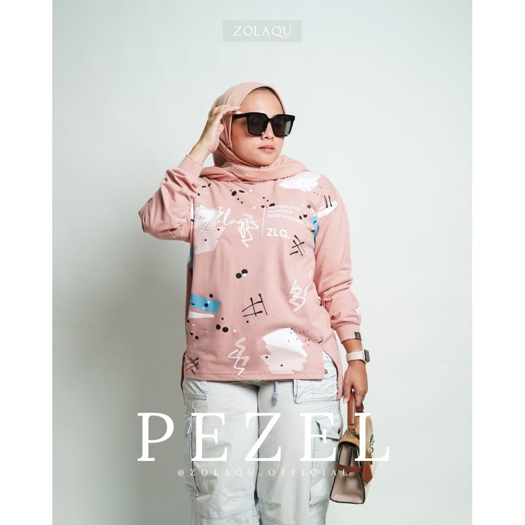 ZOLAQU ORIGINAL Model Tangan Pakai Ban Bahan Kaos Combed 20s