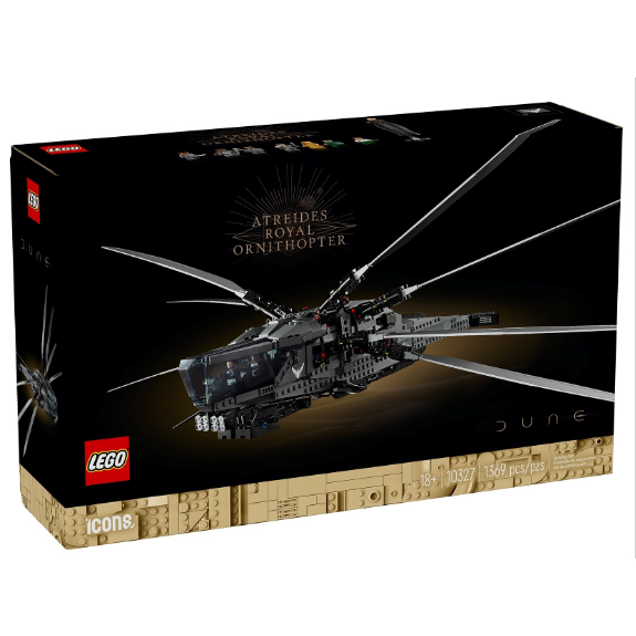 Lego 10327 Atreides Royal Ornithopter Creatot Expert Dune
