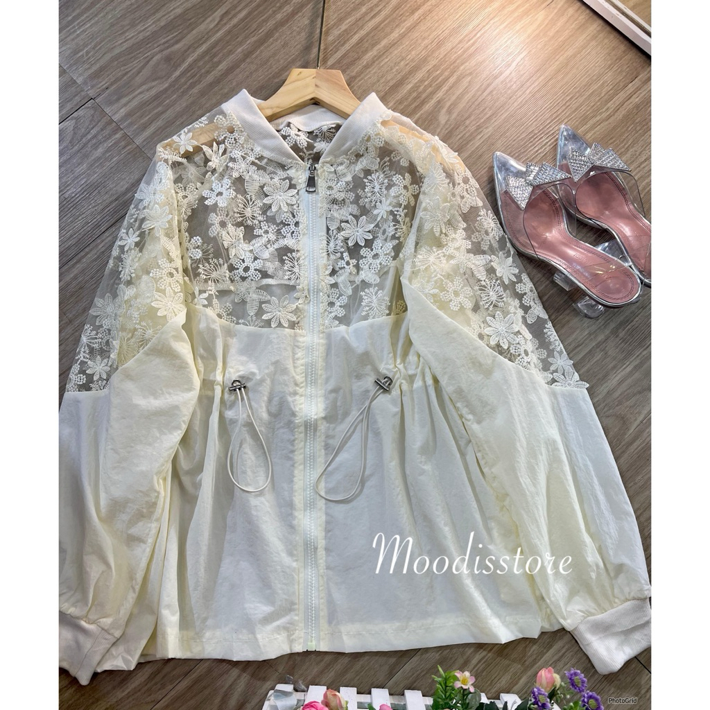 Moodis - Parka Lace Outer Bordir