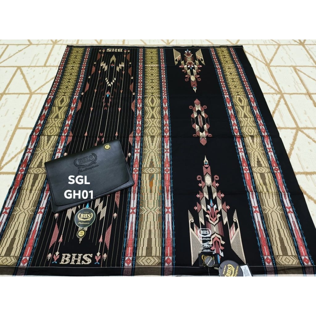SARUNG BHS SGL MASTERPIECE GOLD  HITAM LIMITED