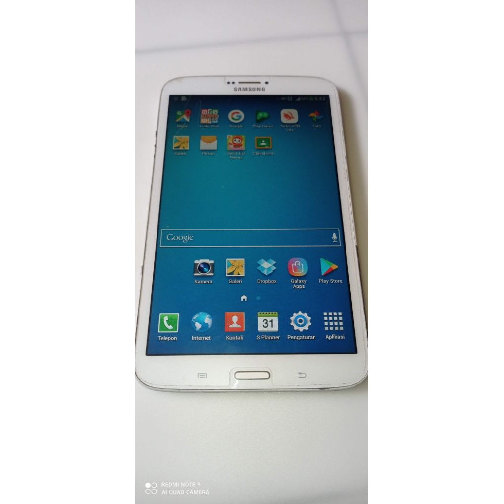 TAB 3 Tablet Samsung SM-T311 Mesin Lcd Touchscreen Batre baterai Normal