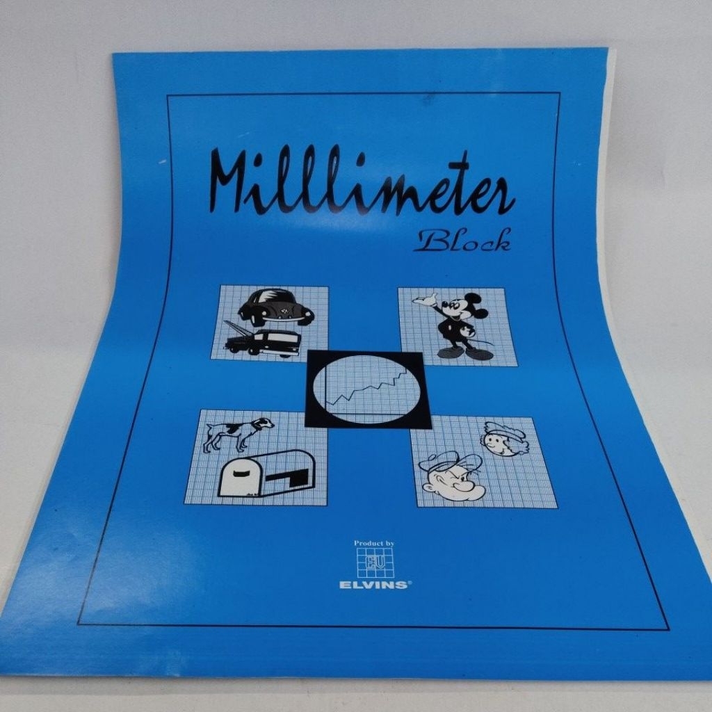MILLIMETER BLOCK A3/A4 || Buku milimeter block a3/a4 Elvins