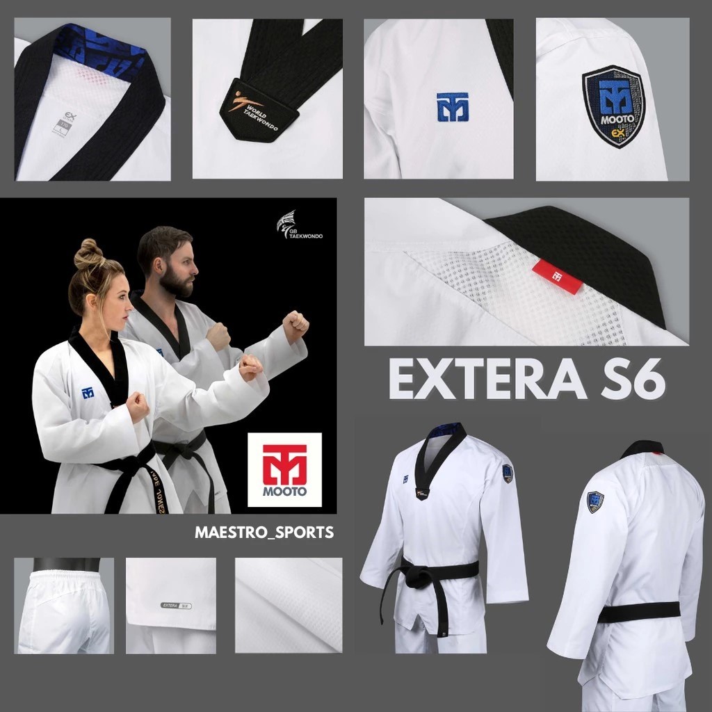 MOOTO Extera S6 TAEKWONDO Uniform / Baju Taekwondo