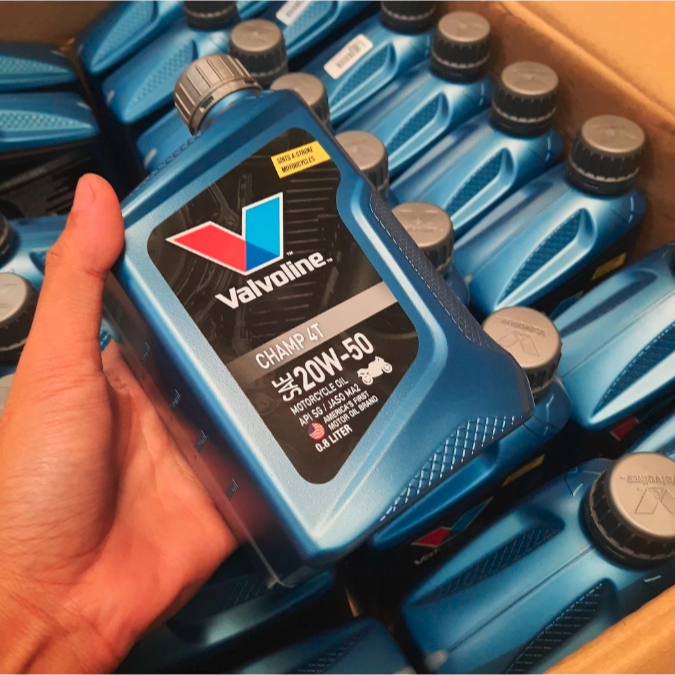OLI VALVOLINE CHAMP 4T 2W-50 20W-40 API SG / JASO MA2 ORIGINAL 800ML 1L