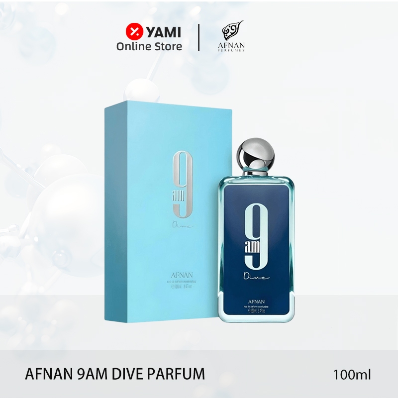 Afnan 9 AM, Afnan Indonesia Official, Parfum Afnan 9AM Dive, Afnan 9AM Dive Parfum 100ml, Afnan Parf