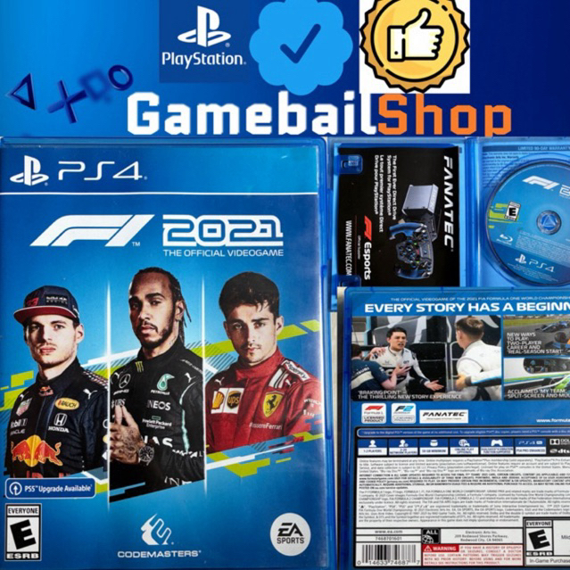 F1 2021 21 PS4 Game ( Reg All / English ) Kaset Game BD PS4 FISIK