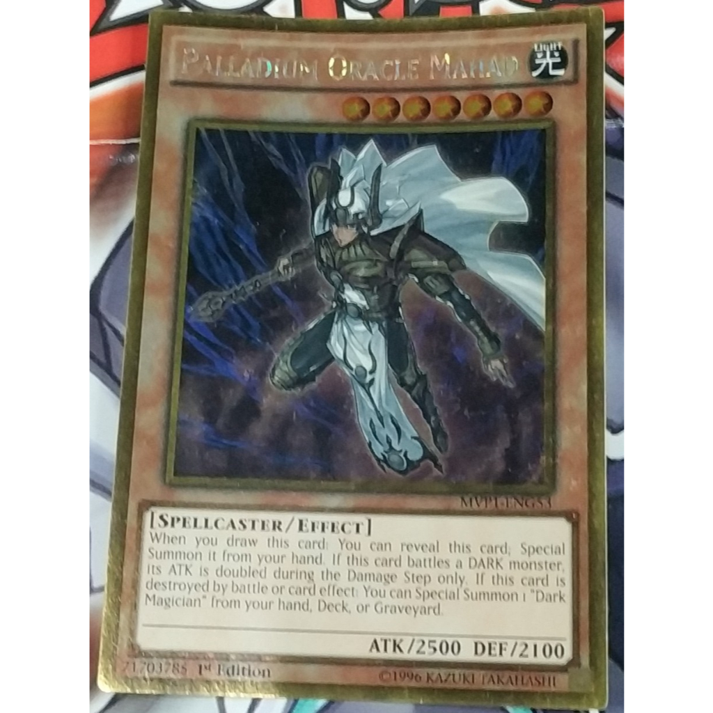 Palladium Oracle Mahad - MVP1-ENG53 - Gold Rare - Monster Card - YuGiOh Trading Card Game
