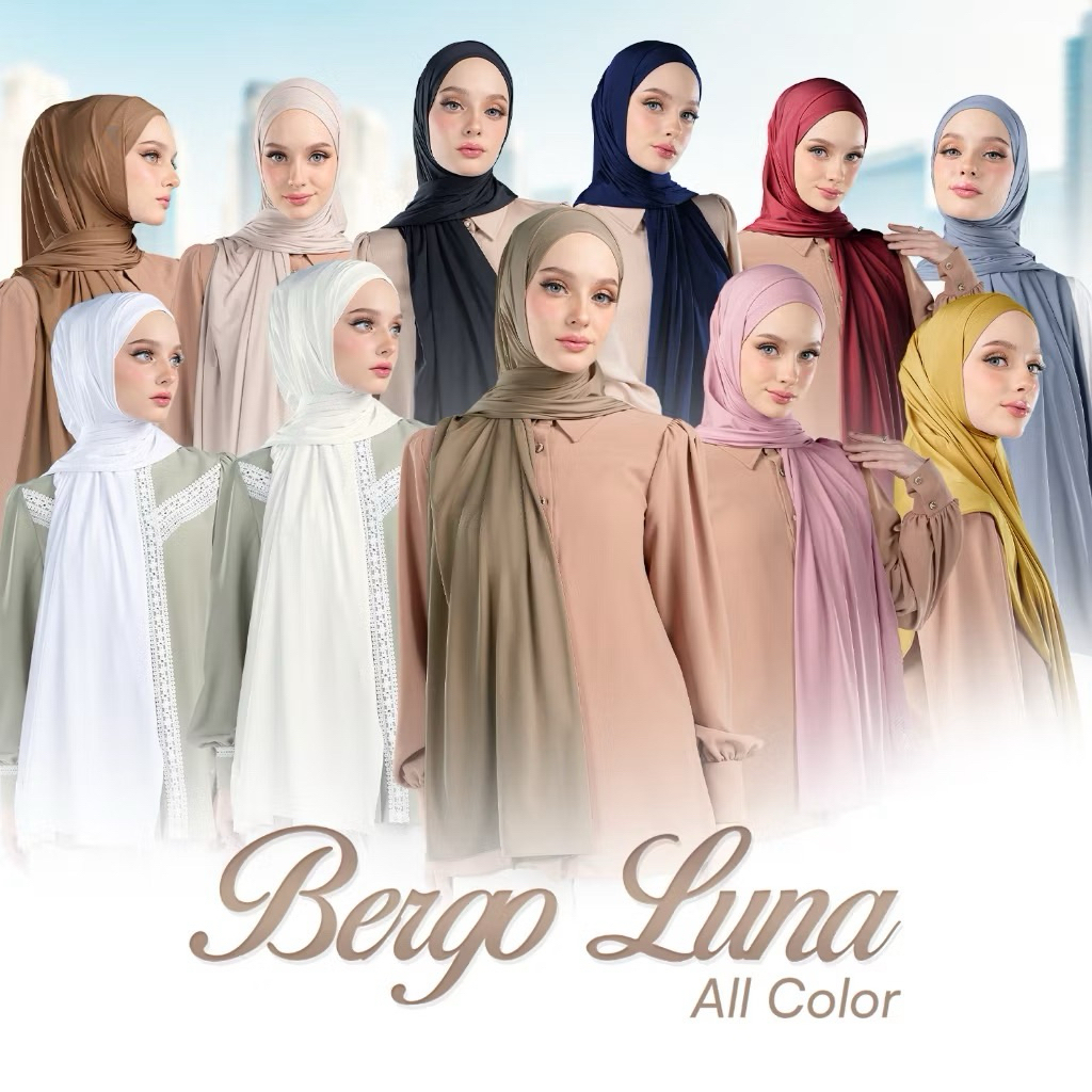 MANDJHA Hijab Instan Luna By IVAN GUNAWAN | Hijab Instan ORIGINAL