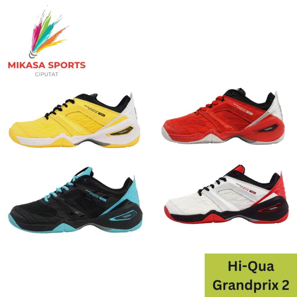 Sepatu Badminton Hi-Qua Grand Prix 2 - GrandPrix Breathable, Anti Slip