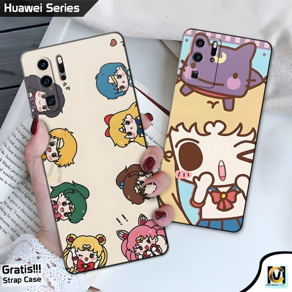 Case Hp Huawei P30 | P30 Pro | P30 Lite | P40 | P40 Pro Terbaru Motif Sailor Moon - Casing Huawei P3