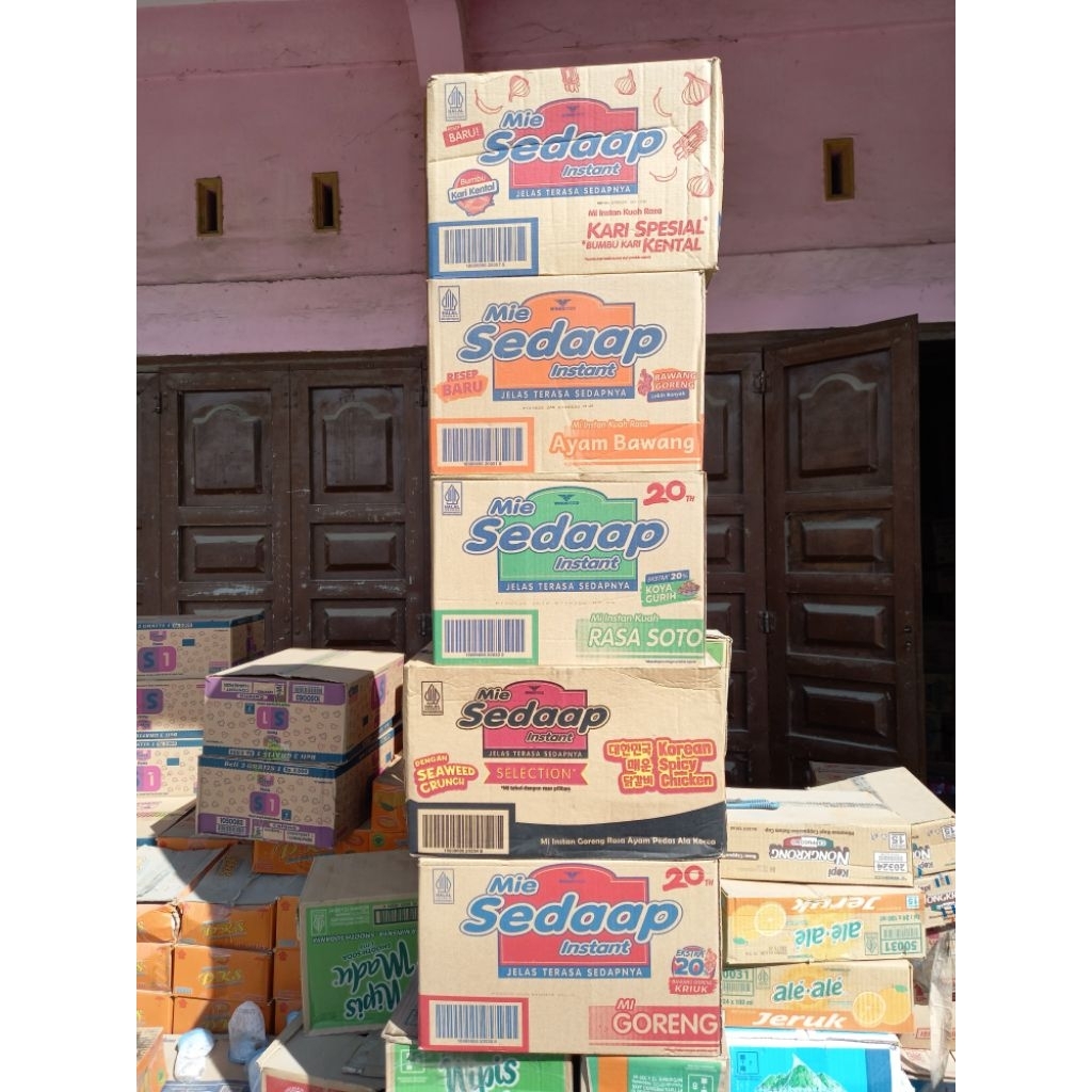 Promo Mie Sedaap Goreng, Mie Sedaap Soto, Mie Sedaap Kari, Mie Sedaap Korean, Mie Sedaap Ayam Bawang