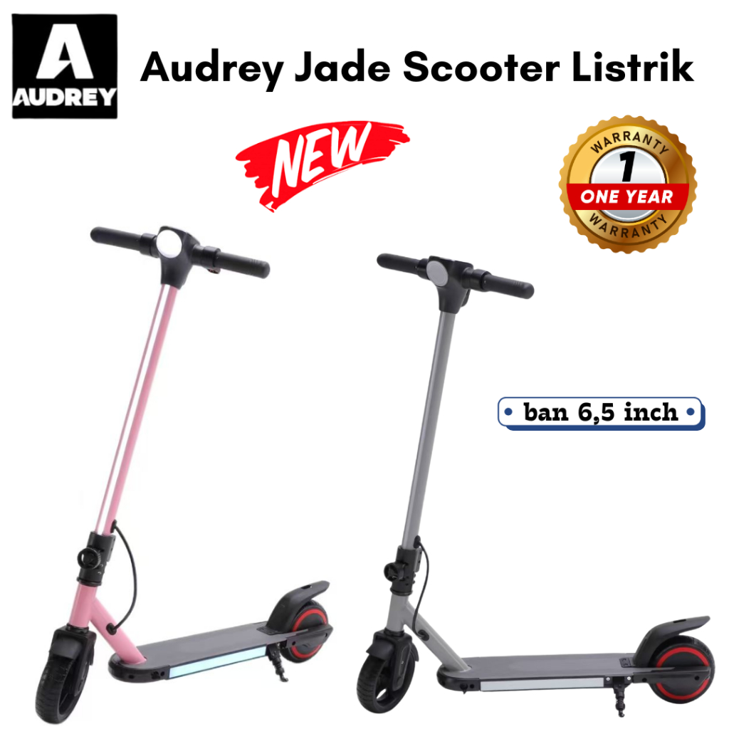 Audrey Jade Skuter Listrik 6,5 inch / EV electric scooter / skuter lipat / otoped hadiah mainan anak
