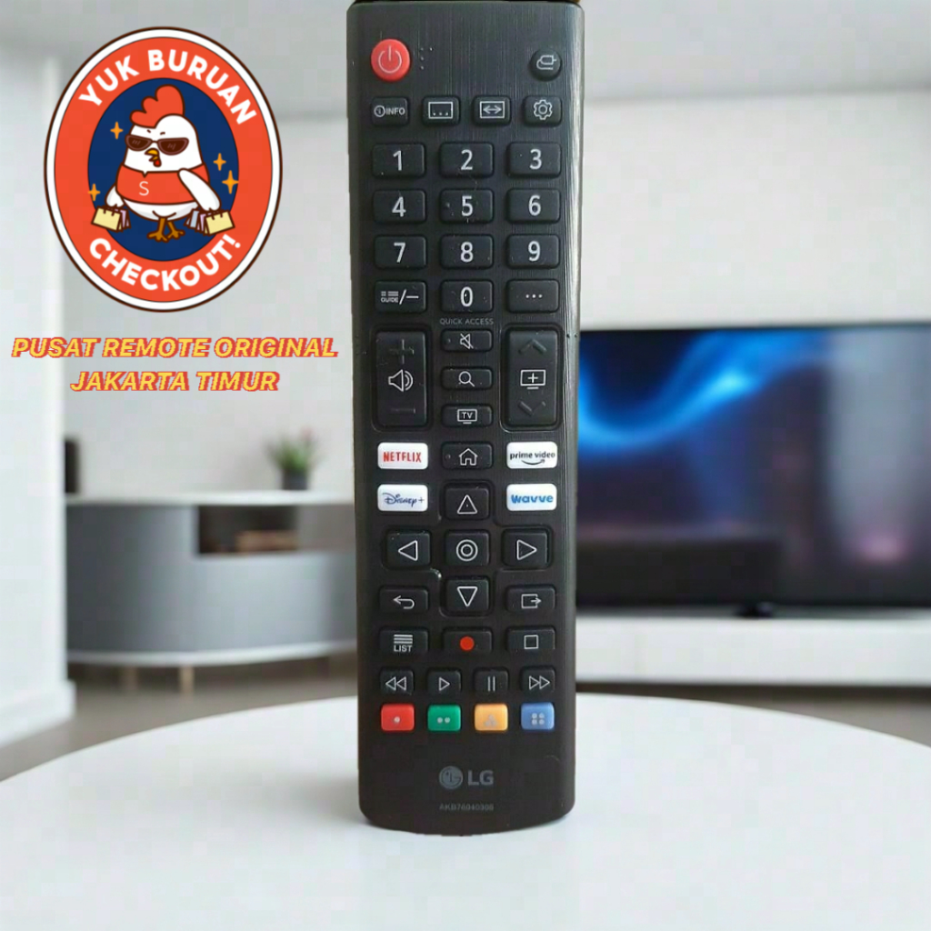 REMOTE REMOT SMART TV LED LG NETFLIX AKB76037606 ORIGINAL