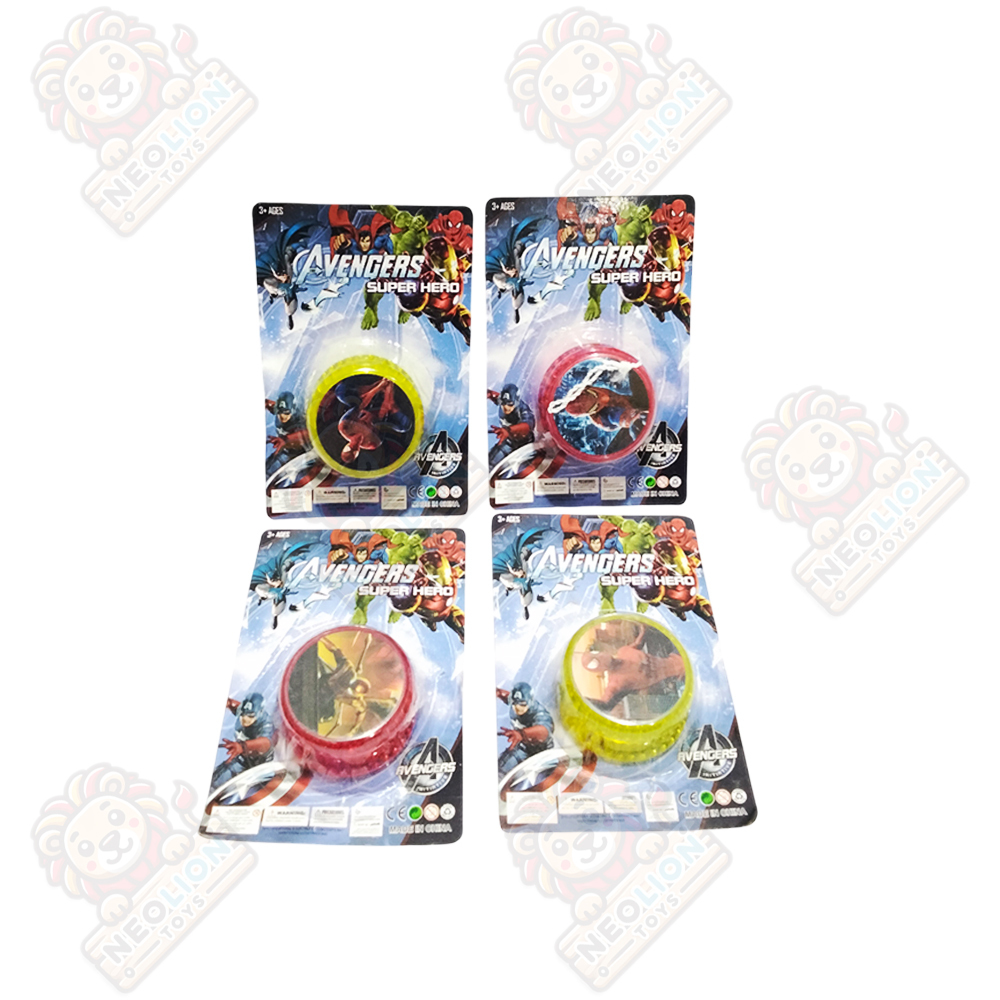 NeoLion Mainan Anak Yoyo Avengers Spiderman Set Lampu Warna Random 2202-1