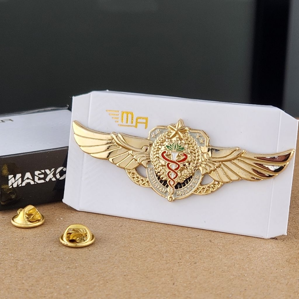 WING KESEHATAN MILITER KESMIL PDH BRIVET BREVET PIN KESEHATAN MILITER