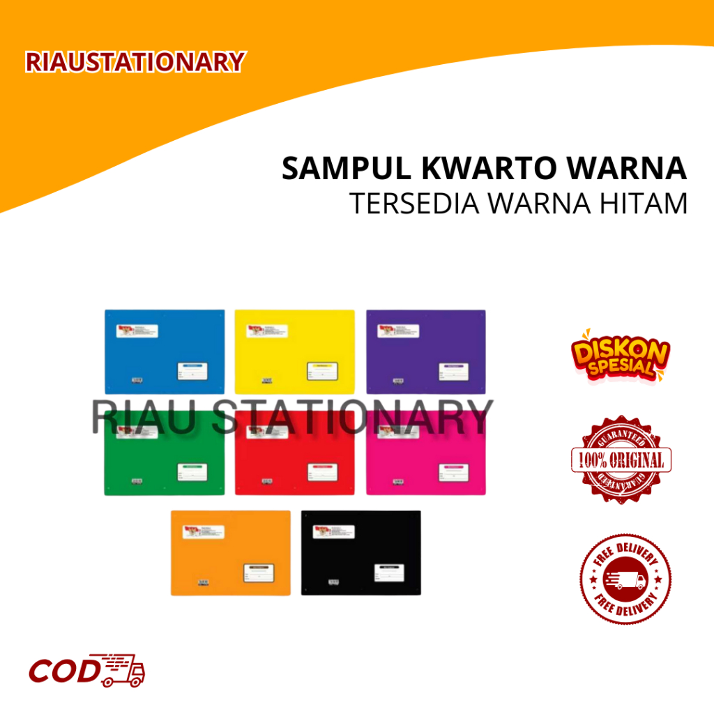 Sampul Buku Warna Polos