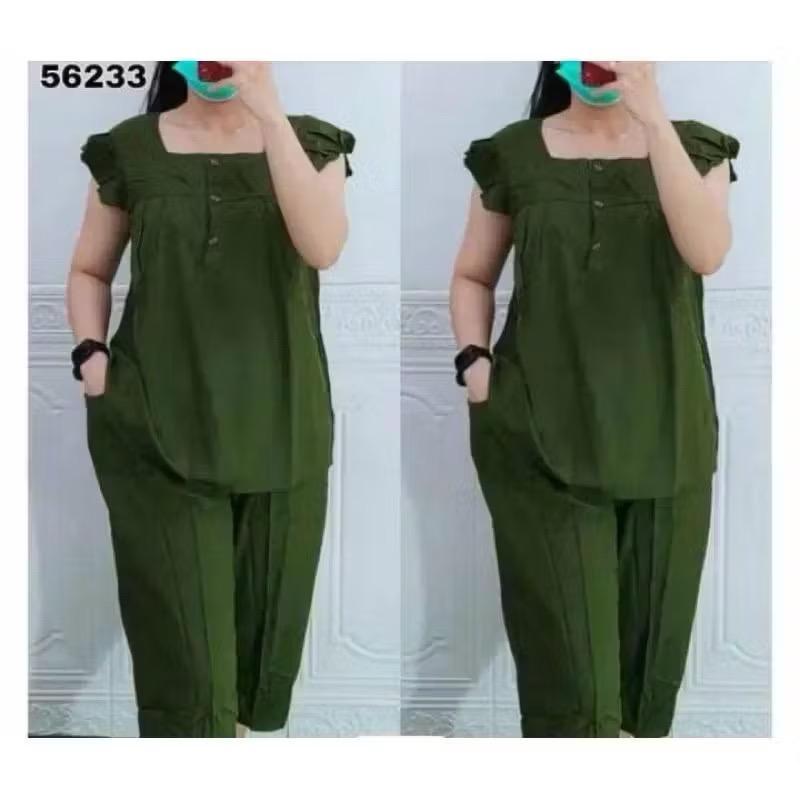 Setelan Bangkok 7/8 Rayon Premium | Setelan Wanita Rayon Polos | Setelan Rayon Premium Quality  setc