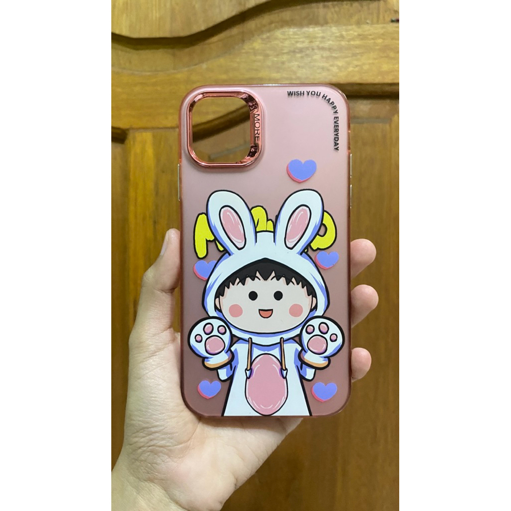 PRELOVED case only iphone 11 | case pink case chibi maruko chan | case premium iphone 11 case iphone