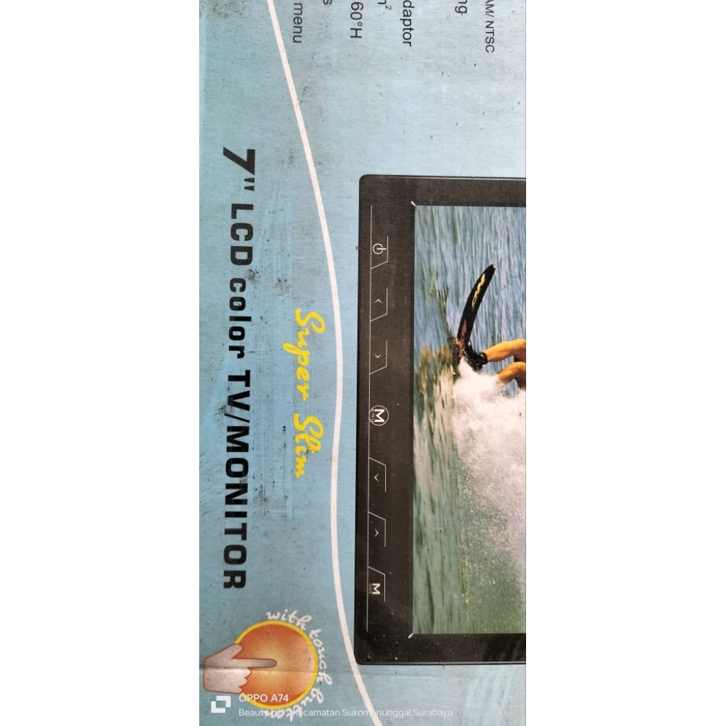 TFT LCD monitor TV 7inch bekas display