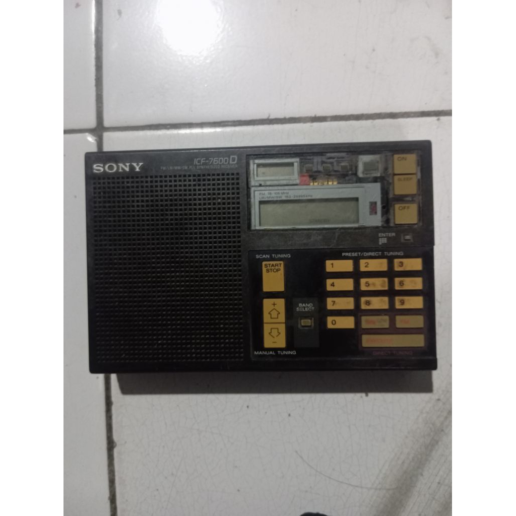 Sony ICF-7600D Minus