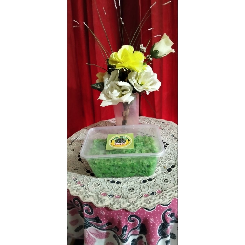 Tape ketan hijau manis kemasan 500 gr