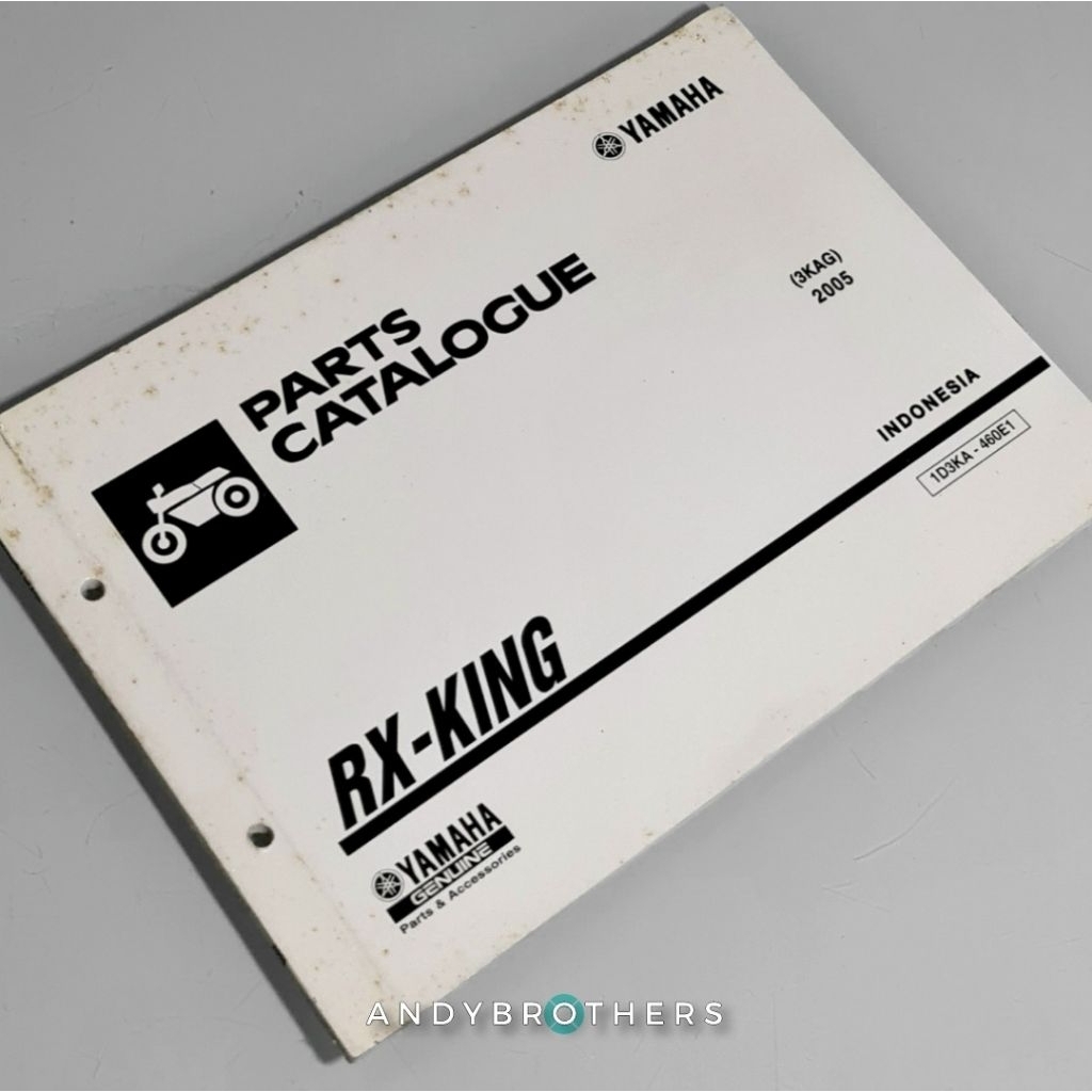 Buku Manual Book / Parts Catalogue Yamaha New RX King 2005 ORIGINAL