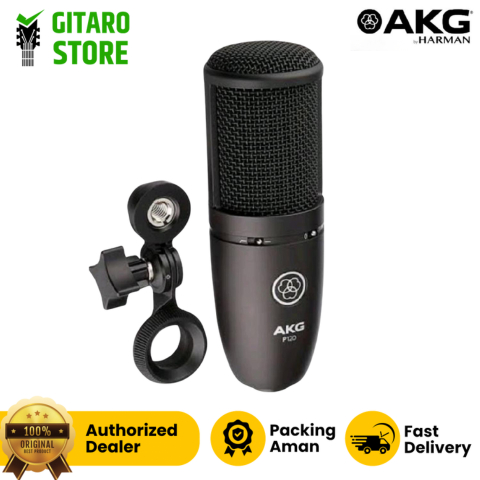 Mic Condensor Podcast AKG P120 Microphone AKG P 120 Cardoid by HARMAN